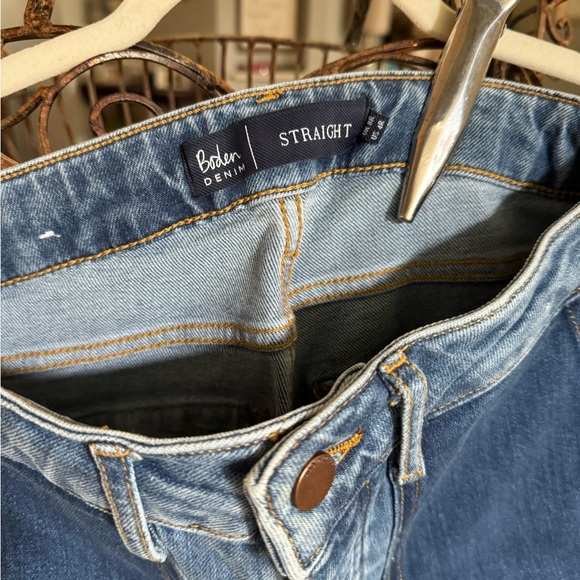 Boden patch pocket straight leg jeans High Rise Women’s Sz US 4R - Picture 4 of 5